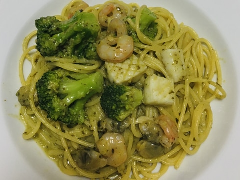 バリラで作るジェノベーゼパスタ